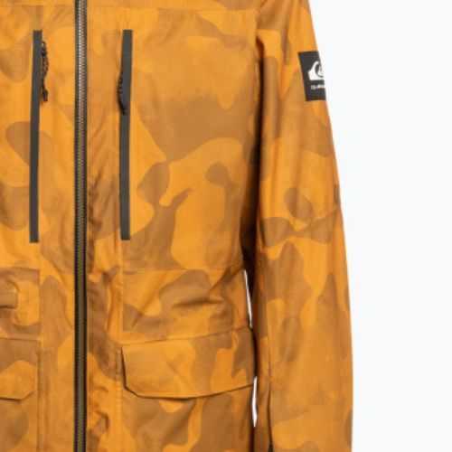 Куртка сноубордична чоловіча Quiksilver S Carlson Stretch Quest buckthorn brown fade out camo