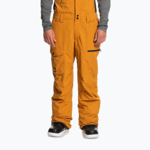 Штани сноубордичні чоловічі Quiksilver Utility Bib buckthorn brown