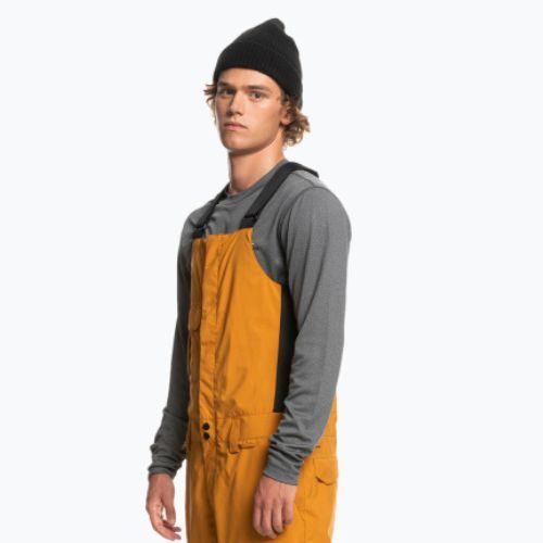 Штани сноубордичні чоловічі Quiksilver Utility Bib buckthorn brown