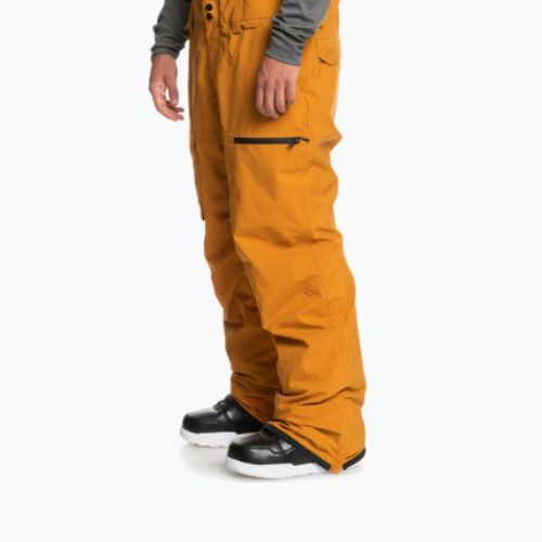 Штани сноубордичні чоловічі Quiksilver Utility Bib buckthorn brown