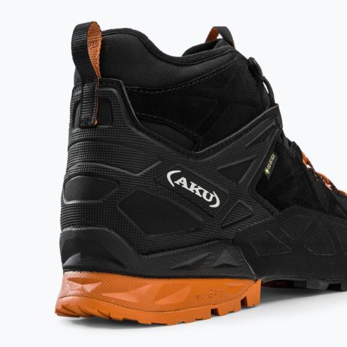 Черевики для альпінізму чоловічі AKU Rock DFS Mid GTX black/orange