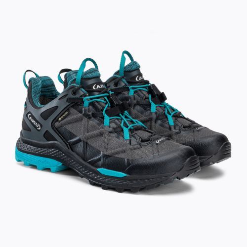 Черевики для трекінгу жіночі AKU Rocket DFS GTX black/turquoise