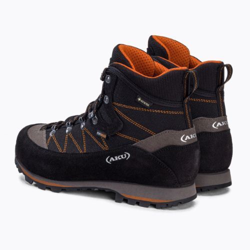 Черевики для трекінгу чоловічі AKU Trekker Lite III Wide GTX black/orange