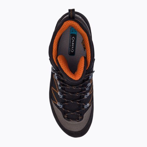 Черевики для трекінгу чоловічі AKU Trekker Lite III Wide GTX black/orange