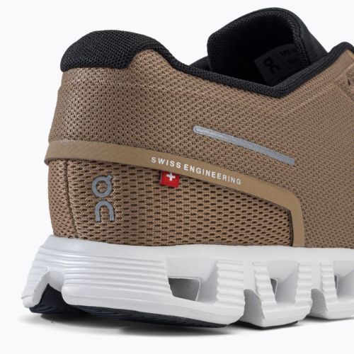 Кросівки для бігу чоловічі On Cloud 5 коричневі 5998913