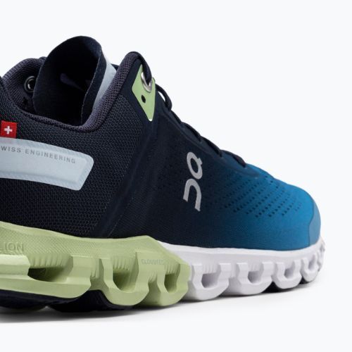 Кросівки для бігу чоловічі On Cloudflow чорно-блакитні 3599034