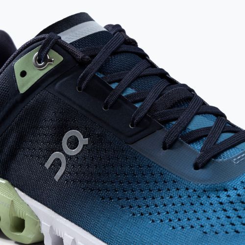 Кросівки для бігу чоловічі On Cloudflow чорно-блакитні 3599034