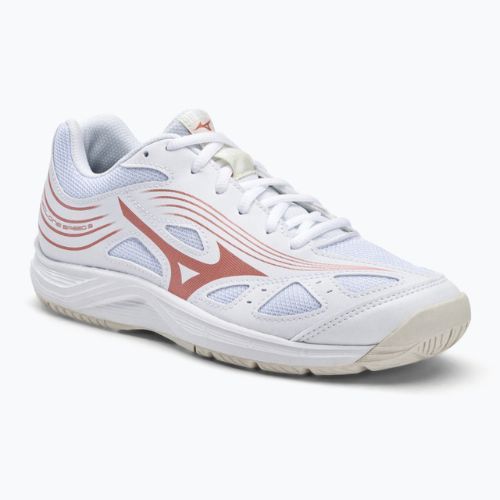 Кросівки волейбольні жіночі Mizuno Cyclone Speed 3 біло-рожеві V1GC2180K36_36.0/3.5