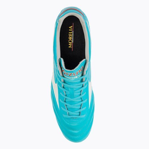Футбольні бутси Mizuno Morelia II Pro блакитно-білі P1GA231325