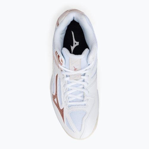 Кросівки волейбольні жіночі Mizuno Thunder Blade 3 Mid білі V1GC217536