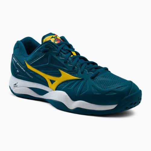 Кросівки для тенісу чоловічі Mizuno Wave Intense Tour 5 AC блакитні 61GA190030