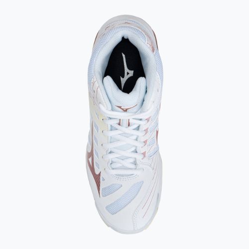Кросівки волейбольні жіночі Mizuno Wave Voltage Mid білі V1GC216536