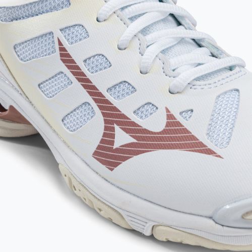 Кросівки волейбольні жіночі Mizuno Wave Voltage Mid білі V1GC216536