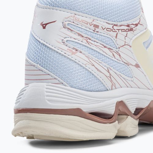 Кросівки волейбольні жіночі Mizuno Wave Voltage Mid білі V1GC216536