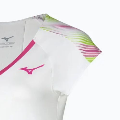 Футболка тенісна жіноча Mizuno Printed Tee біла 62GAA20198