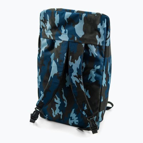 Сумка тренувальна YOKKAO Convertible Camo Gym Bag блакитно-чорна BAG-2-B