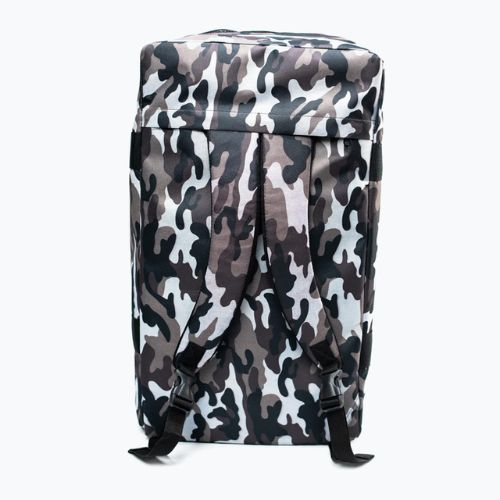 Сумка тренувальна YOKKAO Convertible Camo Gym Bag сіро-чорна BAG-2-G