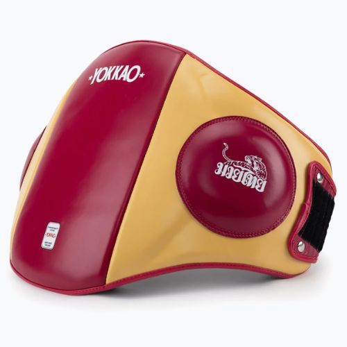 Пояс для тренування ударів YOKKAO червоно-жовтий BYPL-21