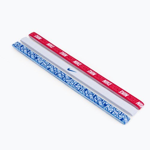 Пов'язки на голову Nike Printed Headbands 3 шт. різнокольорові N0002560-495