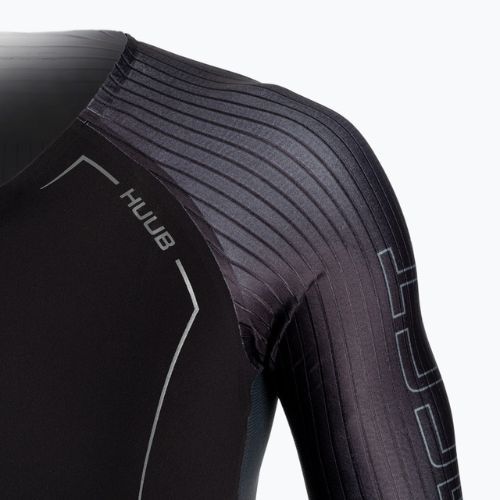 Комбінезон для триатлону чоловічий HUUB Anemoi Aero + Bonded чорний ANEPB