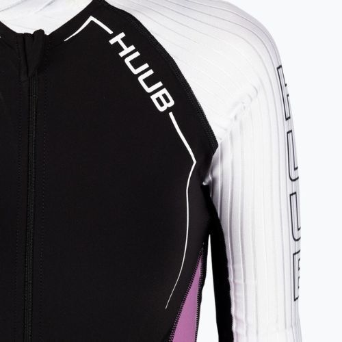 Комбінезон для триатлону жіночий HUUB Anemoi Aero Tri Suit чорно-білий ANELCSW