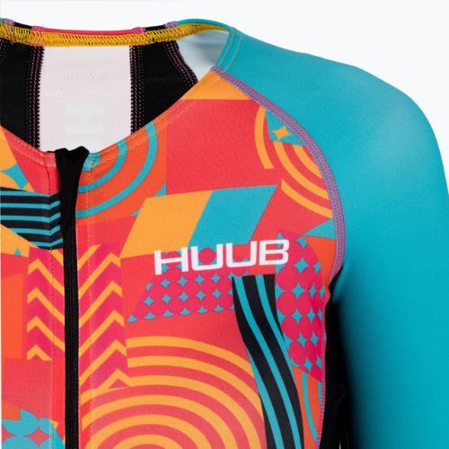 Комбінезон для триатлону жіночий HUUB Her Spirit Long Course Suit чорно-кольоровий HERSLCS