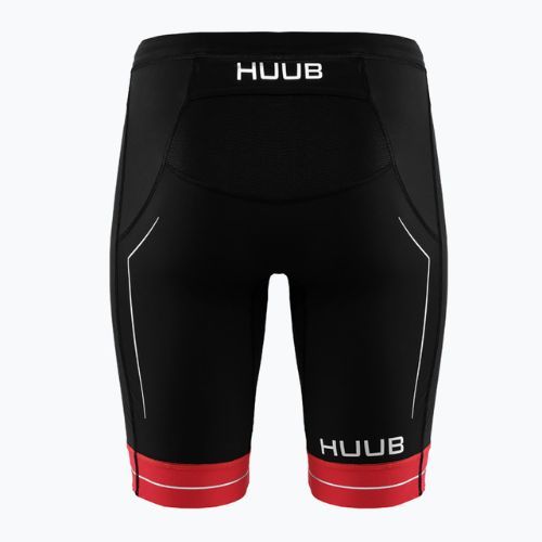 Шорти триатлонові чоловічі HUUB Race Tri Short чорно-червоні RCSH