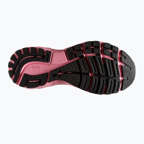 Кросівки для бігу жіночі Brooks Adrenaline GTS 22 black/dianthus/silver