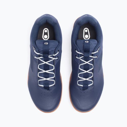 Кросівки велосипедні на платформі Crankbrothers Stamp Lace navy/silver/gum