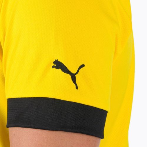 Футболка футбольна чоловіча PUMA Bvb Home Jersey Replica Sponsor жовто-чорна 765883 01