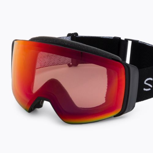 Маска лижна Smith 4D Mag black/chromapop photochromic red mirror M00732