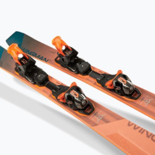 Лижі гірські Elan Wingman 82 CTI Fusion + EMX 12 orange/blue