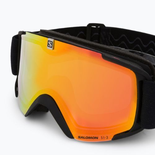 Маска лижна Salomon Xview Photo black/aw red L40844100