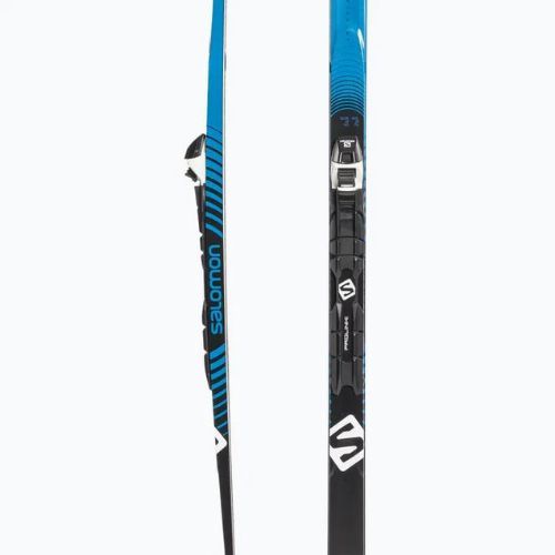 Лижі бігові чоловічі Salomon Snowscape 7 + Prolink Auto блакитні L409351PMM