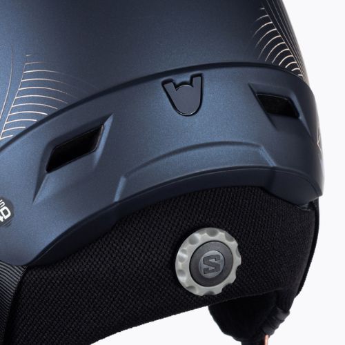 Шолом лижний жіночий Salomon Icon LT Visor Photo Sigma S1-S3 синій L41529800