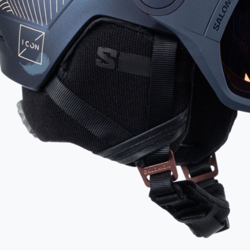 Шолом лижний жіночий Salomon Icon LT Visor Photo Sigma S1-S3 синій L41529800