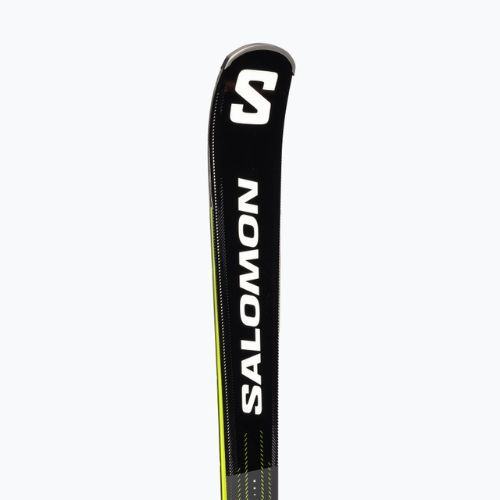 Лижі гірські Salomon S Max 10 + M11 GW чорно-жовті L47055700