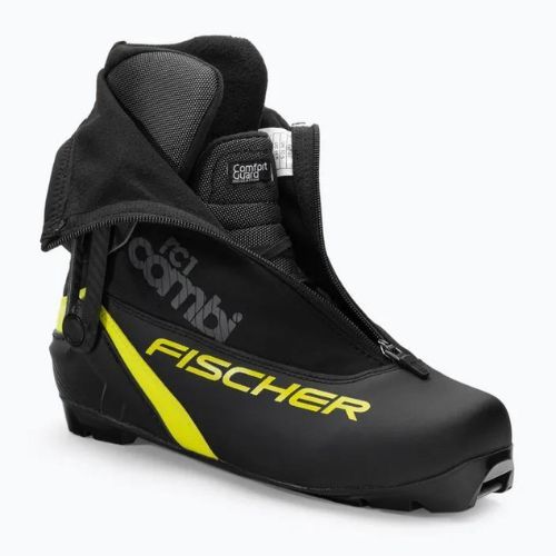 Черевики для бігових лиж Fischer RC1 Combi black/yellow