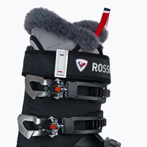 Черевики лижні жіночі Rossignol Pure Pro 80 metal ice black