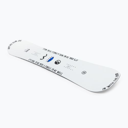 Сноуборд жіночий RIDE Saturday біло-блакитний 12G0018