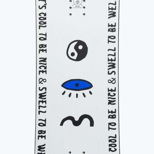 Сноуборд жіночий RIDE Saturday біло-блакитний 12G0018