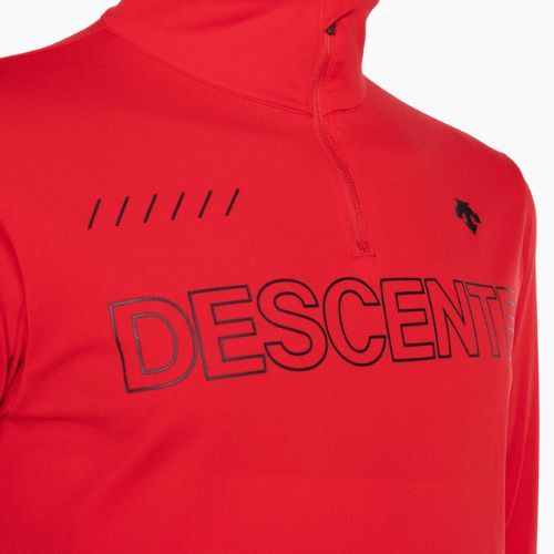Кофта лижна чоловіча Descente Descente 1/4 Zip electric red