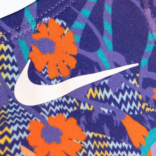 Купальник суцільний жіночий Nike Multiple Print Fastback фіолетовий NESSC050-593