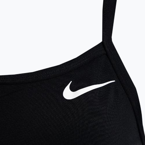 Купальник суцільний жіночий Nike Multiple Print Racerback Splice One чорний NESSC051-001