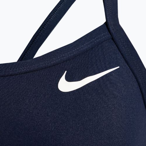 Купальник суцільний жіночий Nike Multiple Print Racerback Splice One синій NESSC051-440