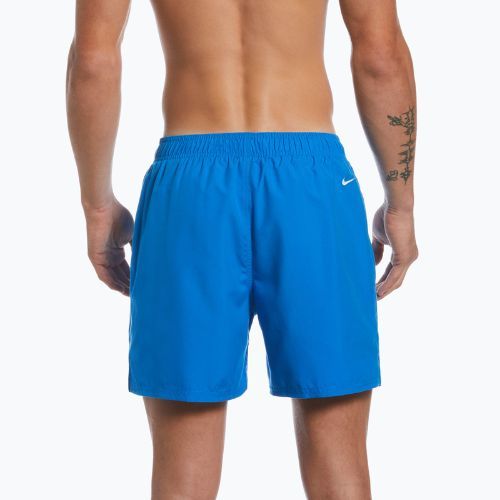 Шорти для плавання чоловічі Nike Swoosh Break 5" Volley блакитні NESSC601-458
