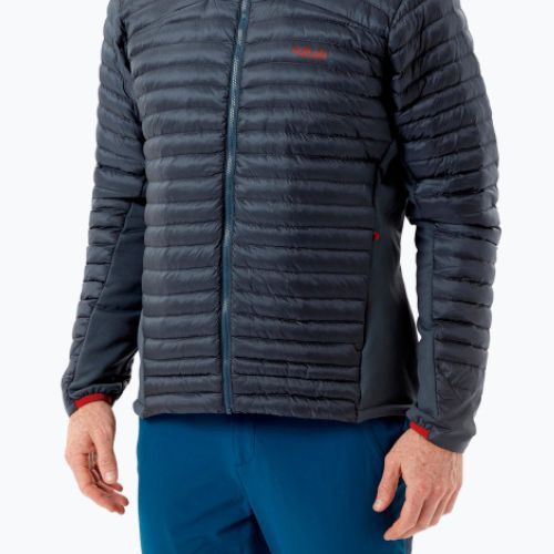 Пуховик чоловічий Rab Cirrus Flex 2.0 Hoody сірий QIO-68