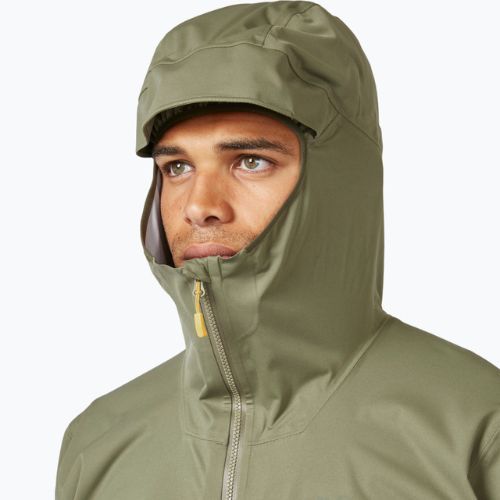 Куртка дощовик чоловіча Rab Kinetic 2.0 хакі QWG-74