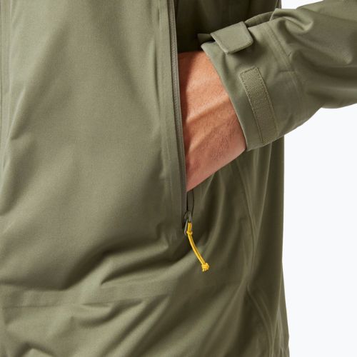 Куртка дощовик чоловіча Rab Kinetic 2.0 хакі QWG-74