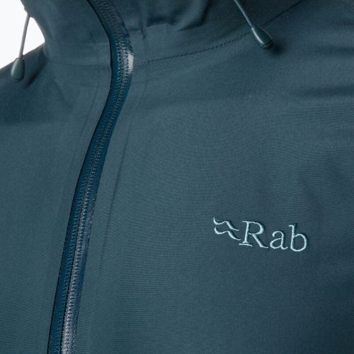 Куртка дощовик жіноча Rab Namche Paclite блакитна QWH-60